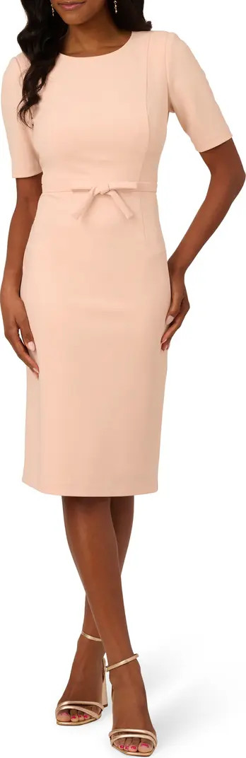 Bow Front Sheath Dress | Nordstrom