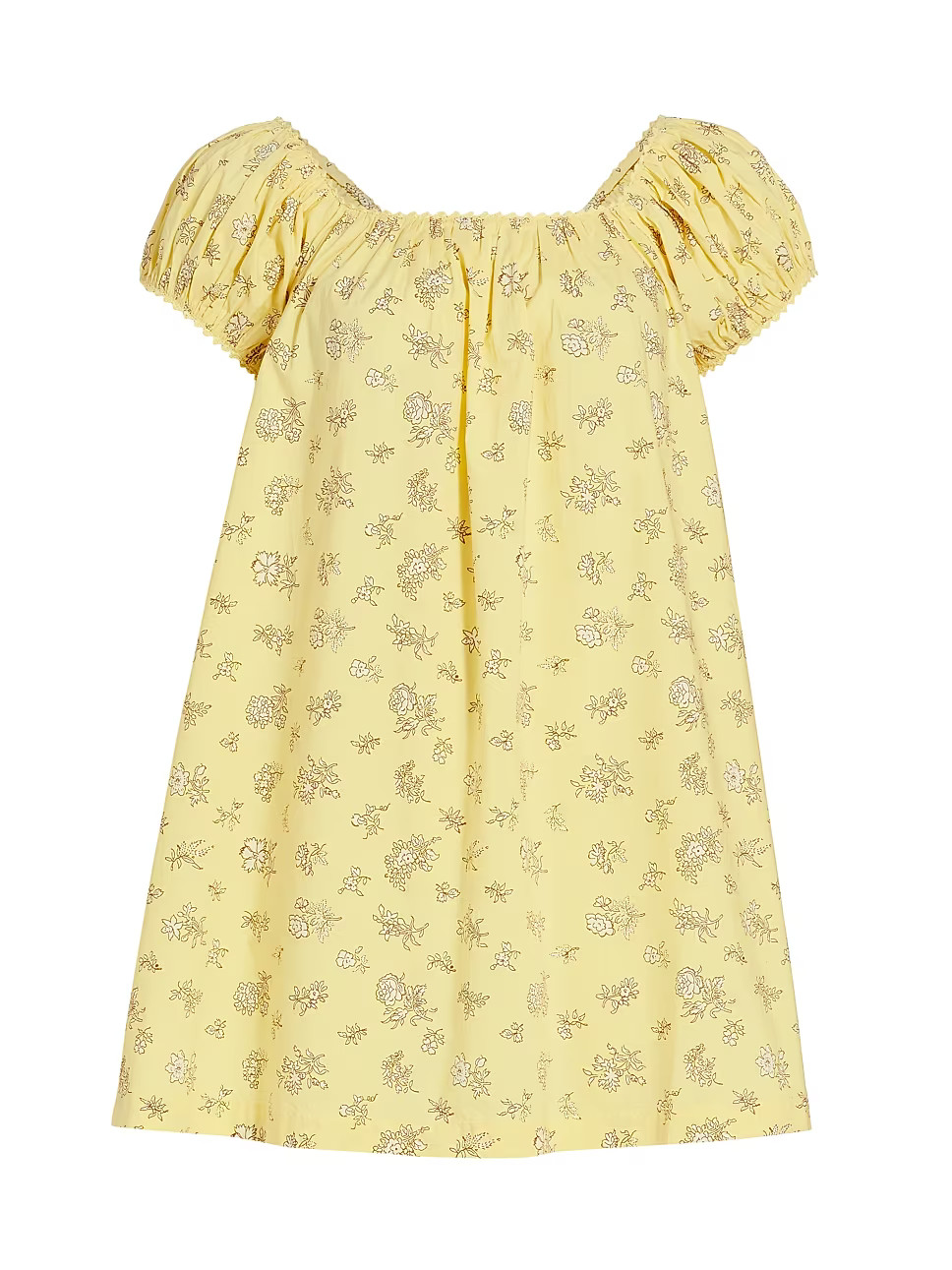 Julie Puff-Sleeve Minidress | Saks Fifth Avenue