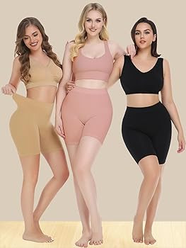 Reamphy 3 Pack Slip Shorts for Women Under Dress,Comfortable Smooth Yoga Shorts,Workout Biker Sho... | Amazon (US)