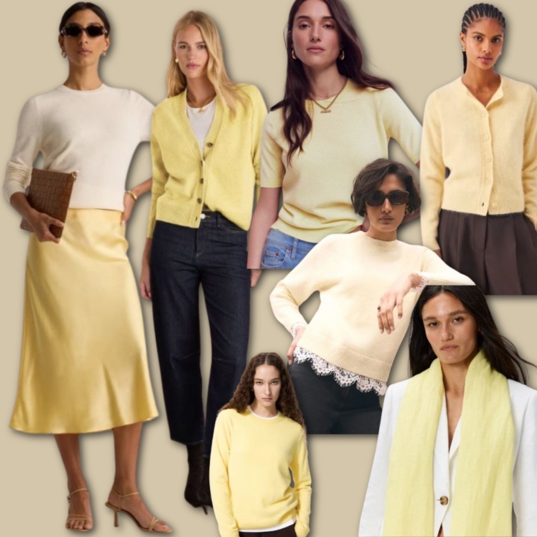 Butter yellow trend, things you can buy now for spring #trends
