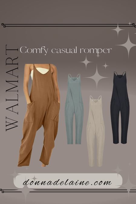 Loose, comfy, pockets.. and an unbelievable price! 
Love this jumpsuit, so cute. 
Ladies fashion, spring and summer style 

#LTKActive #LTKSeasonal #LTKFestival