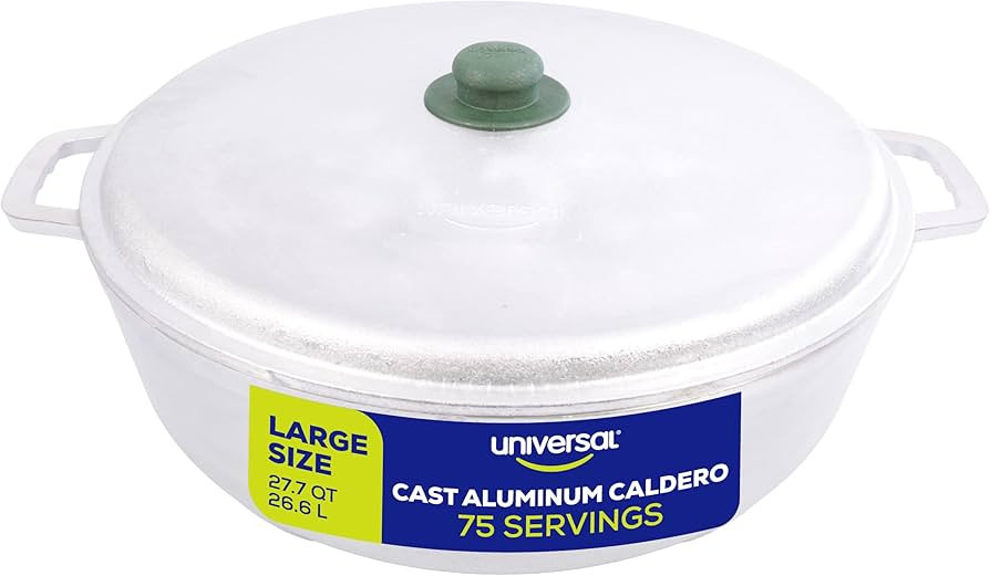 Universal (Professional Extra Large) Caldero 75 Cups - 27.7 QT / 26.6 L, Stainless Aluminum Pot, ... | Amazon (US)