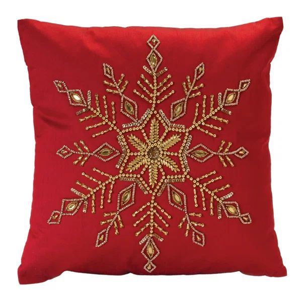 Embroidered Polyester Throw Pillow | Wayfair North America