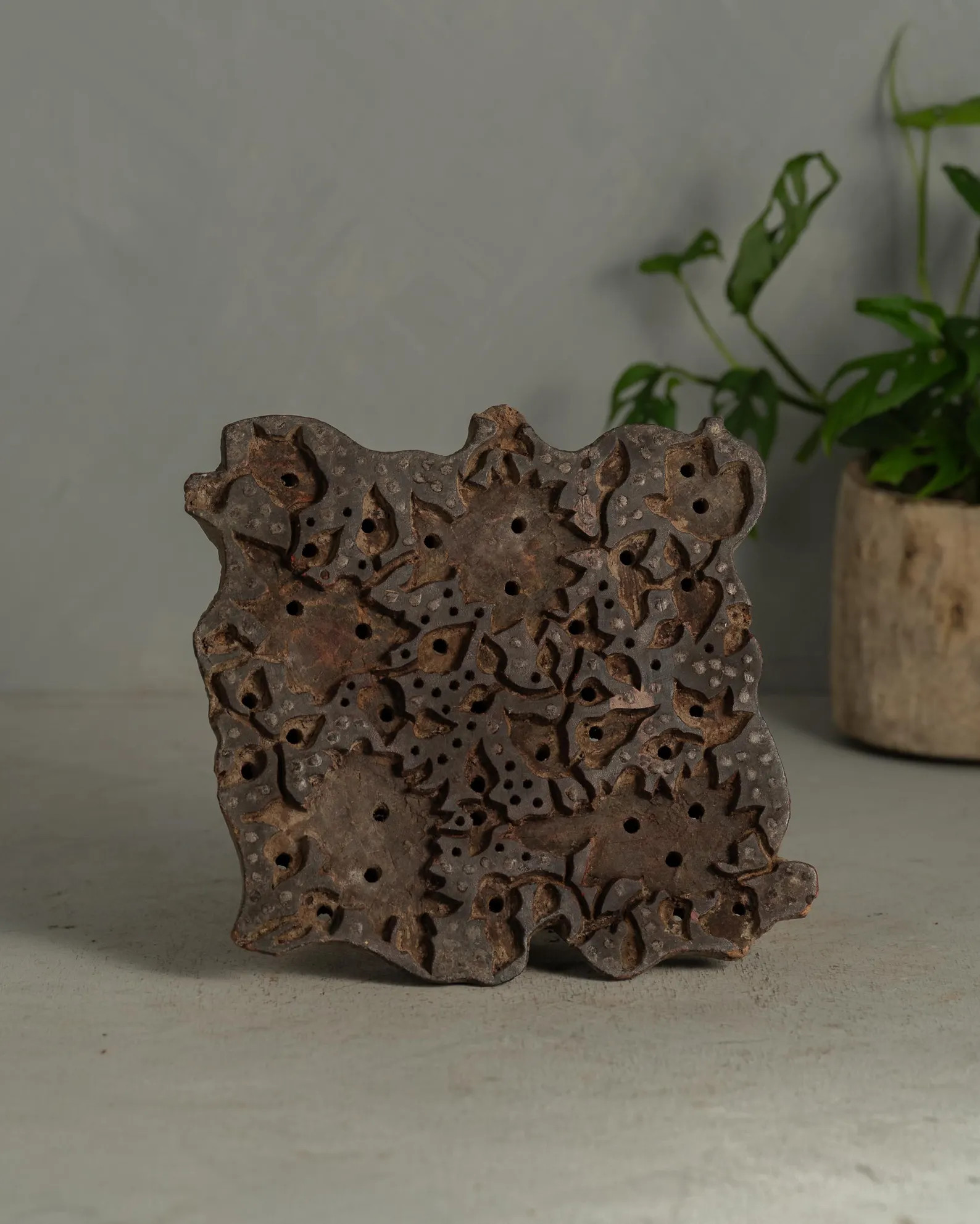 Vintage Textile / Fabric Wooden Stamp {T} (free Shipping) - Etsy | Etsy (US)