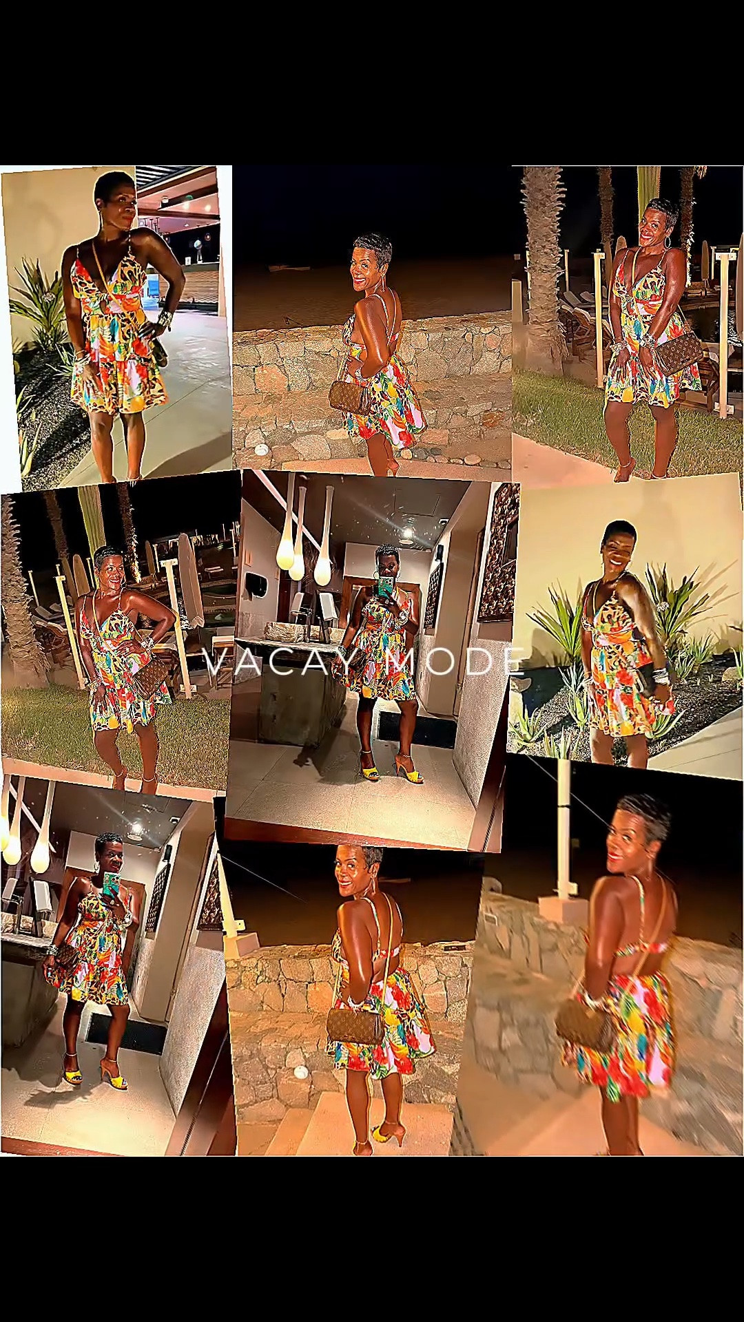 Vacation mode: ON. 🌴✨ A bold print, a little leg, and a whole lot of color—because vacation style should be just as fun as the destination. 💃🏾☀️

Shop this dress + similar vacation-ready finds in my LTK. 🛍️💕

#LTKootd #LTKTravel #LTKgrwm