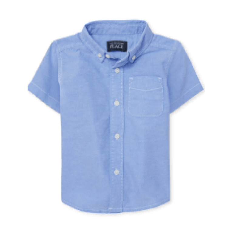 The Children's Place Toddler Boy's Short Sleeve Oxford | Walmart (US)