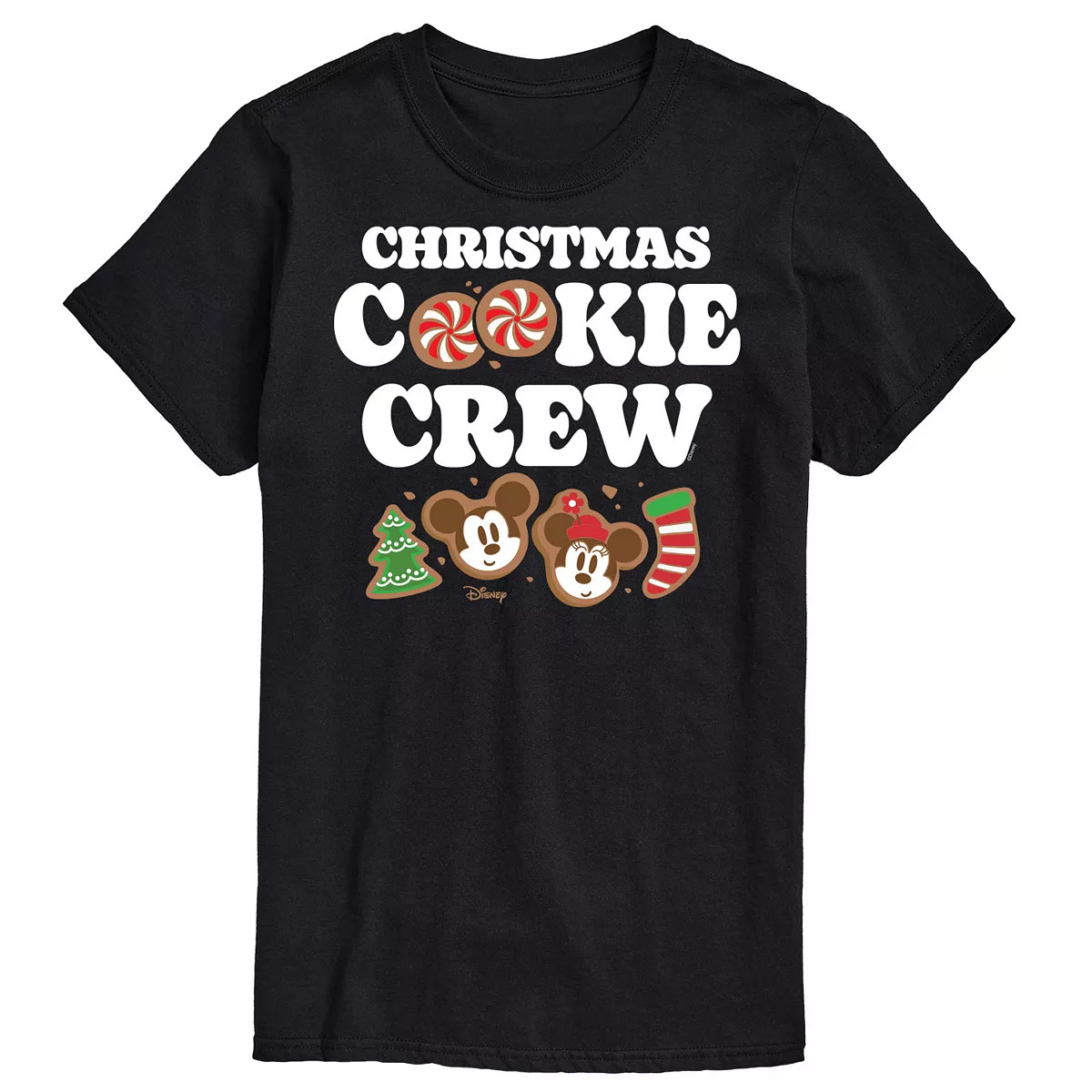 Disney's Mickey & Minnie Mouse Men's Christmas Cookie Crew Graphic Tee | Kohl's