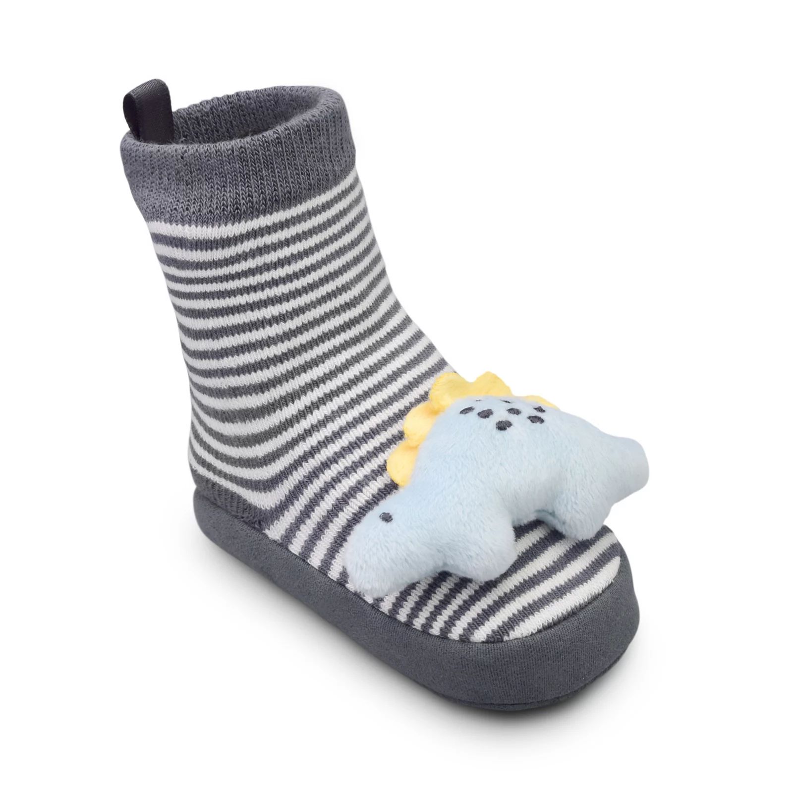 Baby Boy Carter's Dinosaur Striped Rattle Socks, Infant Boy's, Size: 0-6 Months, Blue | Kohl's