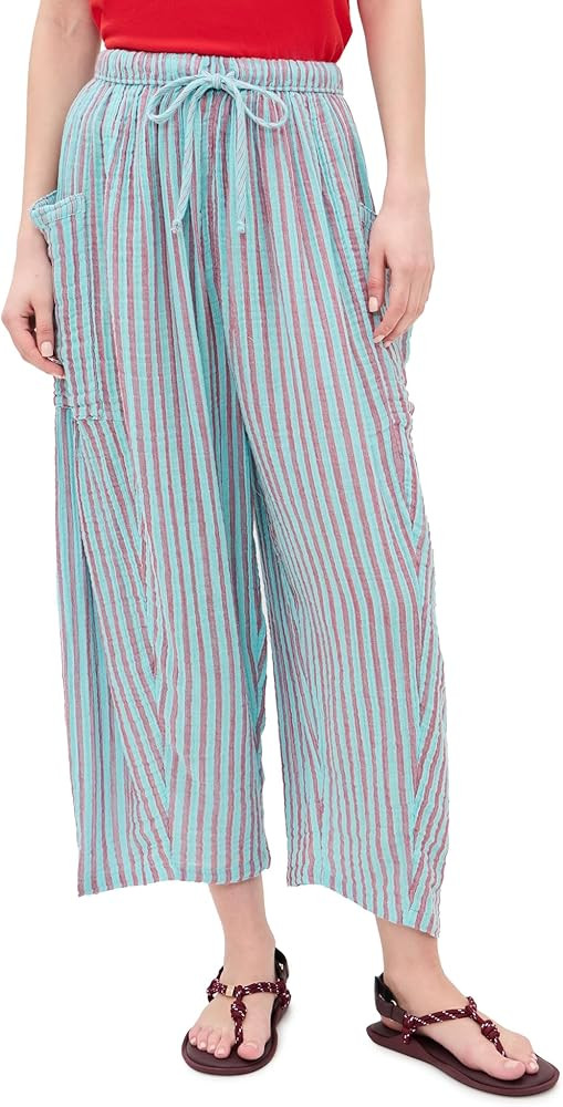 Free People Women's Striped Quinn Pants | Amazon (US)