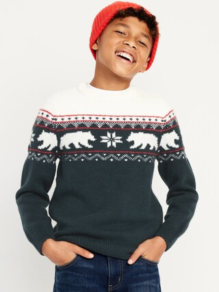 SoSoft Crew-Neck Pullover Sweater for Boys | Old Navy (US)