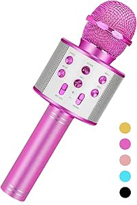 Niskite Kids Toys for 3-14 Year Old Girls Gifts,Karaoke Microphone Machine for Kids Toddler Toys ... | Amazon (US)