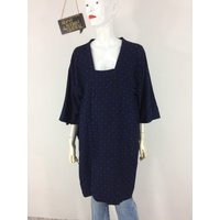 Vintage Japanese Silk Black Kimono Floral Motif Print Japan Cloth Cardigan Midi Dress Haori One Size | Etsy (US)