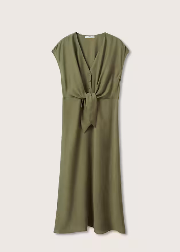 Bow modal dress | MANGO (US)