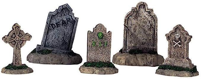 Lemax Halloween Spooky Town Set of 5 Tombstones #44145 | Amazon (US)