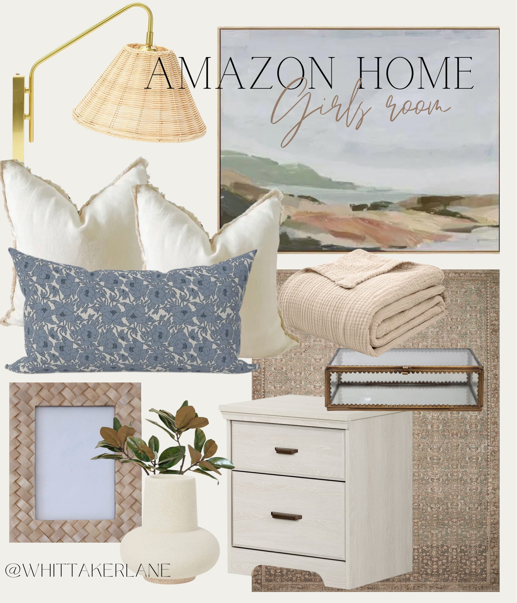 For the girls! 🤍

Amazon home, Amazon home decor, Amazon sale, sale alert, studio McGee, studio McGee target, landscape art, Amazon bedroom, transitional, girls room inspo, girls room mood board 

#LTKhome #LTKFind #LTKsalealert