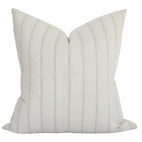Benson Pillow Cover | Laurel & Blush