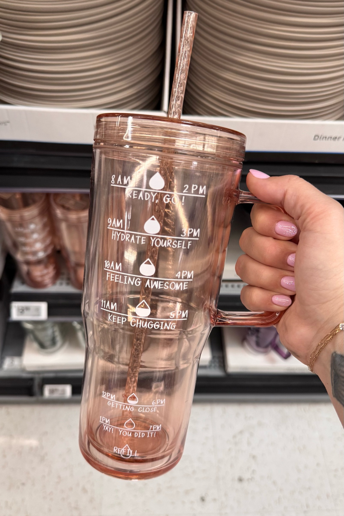 Water tracking tumbler 

#LTKHome