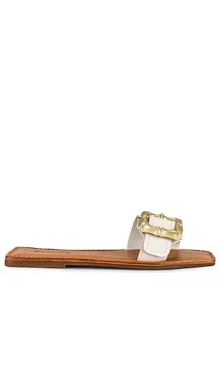 Enola Flat Sandal in Pearl | Revolve Clothing (Global)