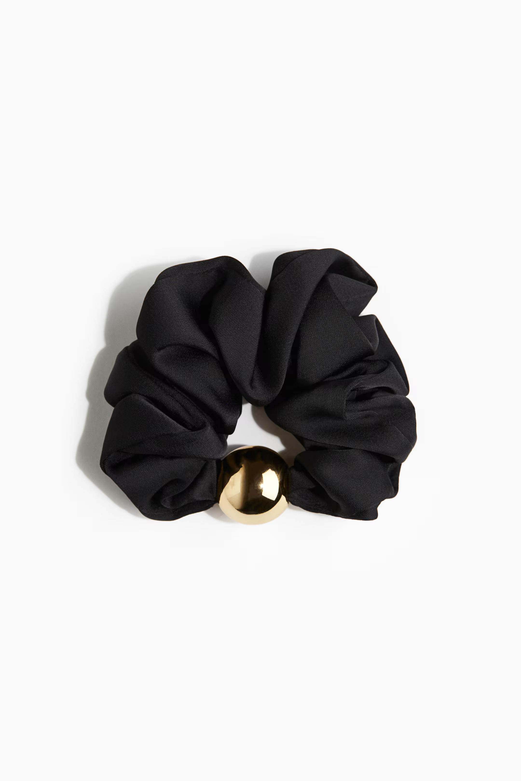 Bead-Detail Satin Scrunchie | H&M (US + CA)