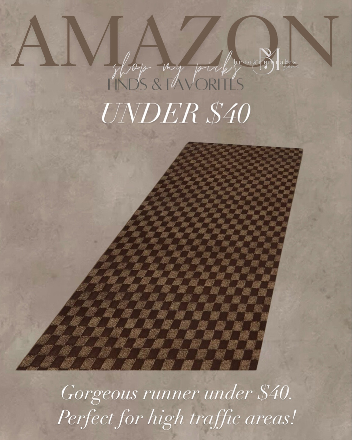 Checkered runner under $40 😍

#LTKHome #LTKSaleAlert #LTKSeasonal