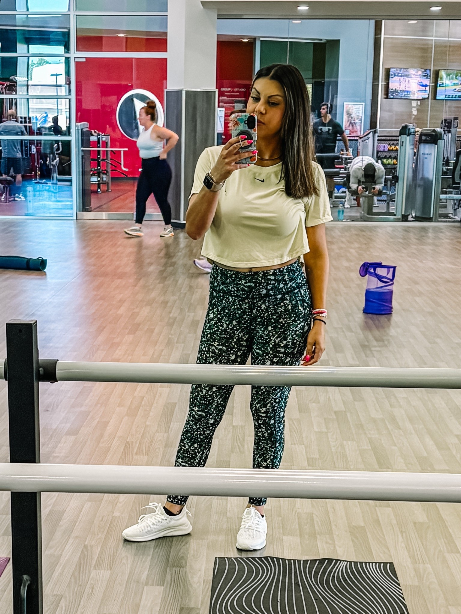 Summer gym outfit!!
Top is on sale, use code SPORT for an additional 20% off!!
Pants are currently 70% off, and under $20!!!
Sneakers are under $20!!
Fit TTS!!

#LTKSaleAlert #LTKActive #LTKShoeCrush