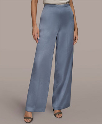 Women's Wide Leg Pull-On Pants | Macy's