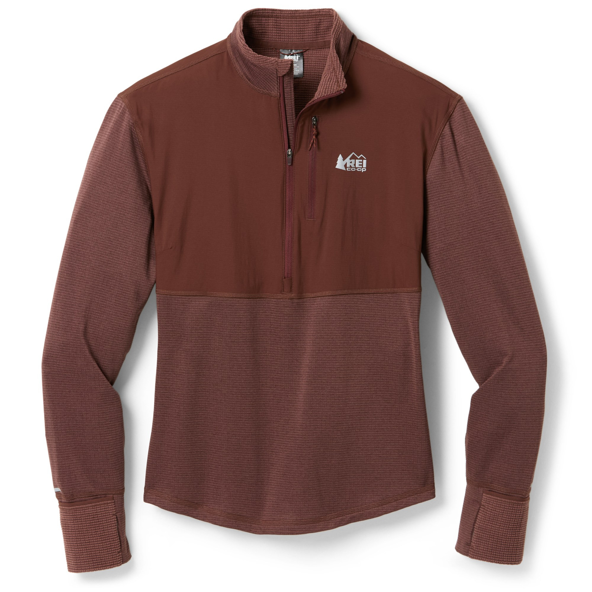 REI Co-op Women's Swiftland Thermal Running Half-Zip Pullover Red XS | REI