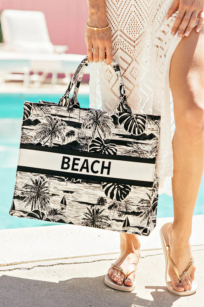 NEW!! Palm Beach Bag | Glitzy Bella