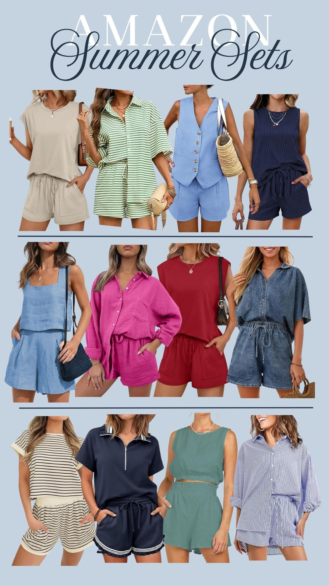  

Two piece set, matching set, mono chromatic, denim set, outfit, vacation, beach 
 

#LTKSeasonal