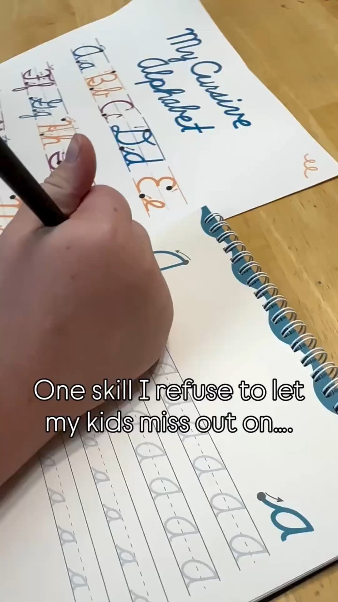 The fact that so many kids aren’t learning cursive anymore makes me a little sad.

I still remember learning cursive in elementary school, and one year we were expected to write almost everything in cursive. At the time I thought it was so hard, but looking back, I’m really grateful I learned.

Since it isn’t emphasized in many schools today, we’ve been practicing at home. This reusable magic ink practice book has made it so much more fun because the ink disappears as it dries, so the pages can be used again and again.

Sometimes the “old school” skills are still worth passing on. 💙

Did your school teach cursive? And do your kids learn it today?

#ad #handwritingpractice #cursive #learningthroughplay #homeschool afterschoolactivities momlife educationalactivities kidslearning

#LTKKids #LTKmomlife #LTKSeasonal