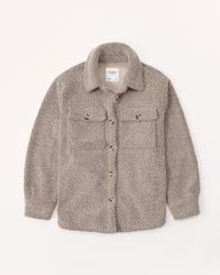 Sherpa Shirt Jacket | Abercrombie & Fitch (US)