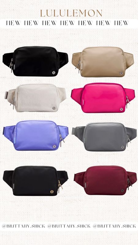Lululemon 2L belt bags new colors neutral summer bright pink fall 

#LTKtravel #LTKunder100 #LTKFind