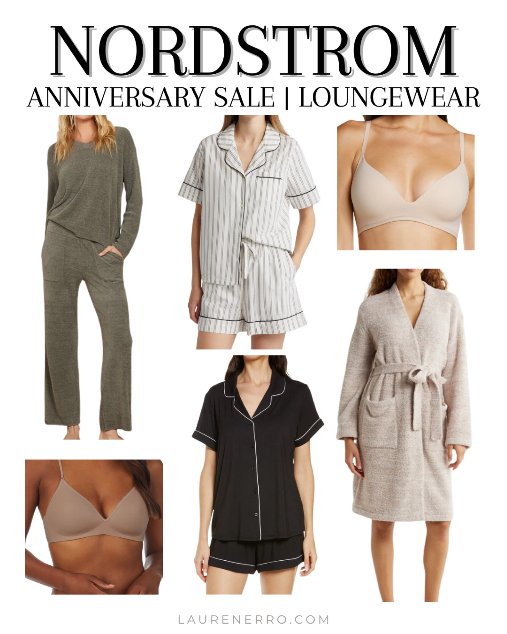 My loungewear picks for the Nordstrom anniversary sale!
.
.
.
Moonlight pajama set, cotton pajama set, barefoot dreams robe, barefoot dreams pajamas, prestige push up bra, wireless bra

#LTKSummerSales #LTKSaleAlert #LTKStyleTip