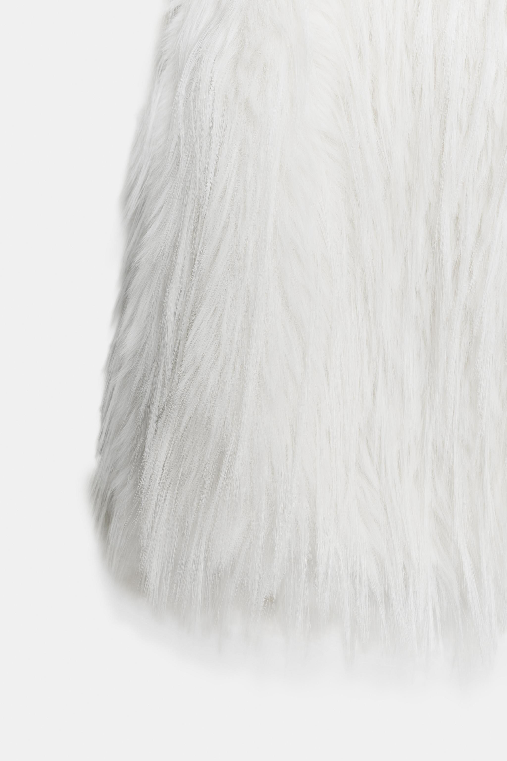ZW COLLECTION FAUX FUR VEST | Zara US