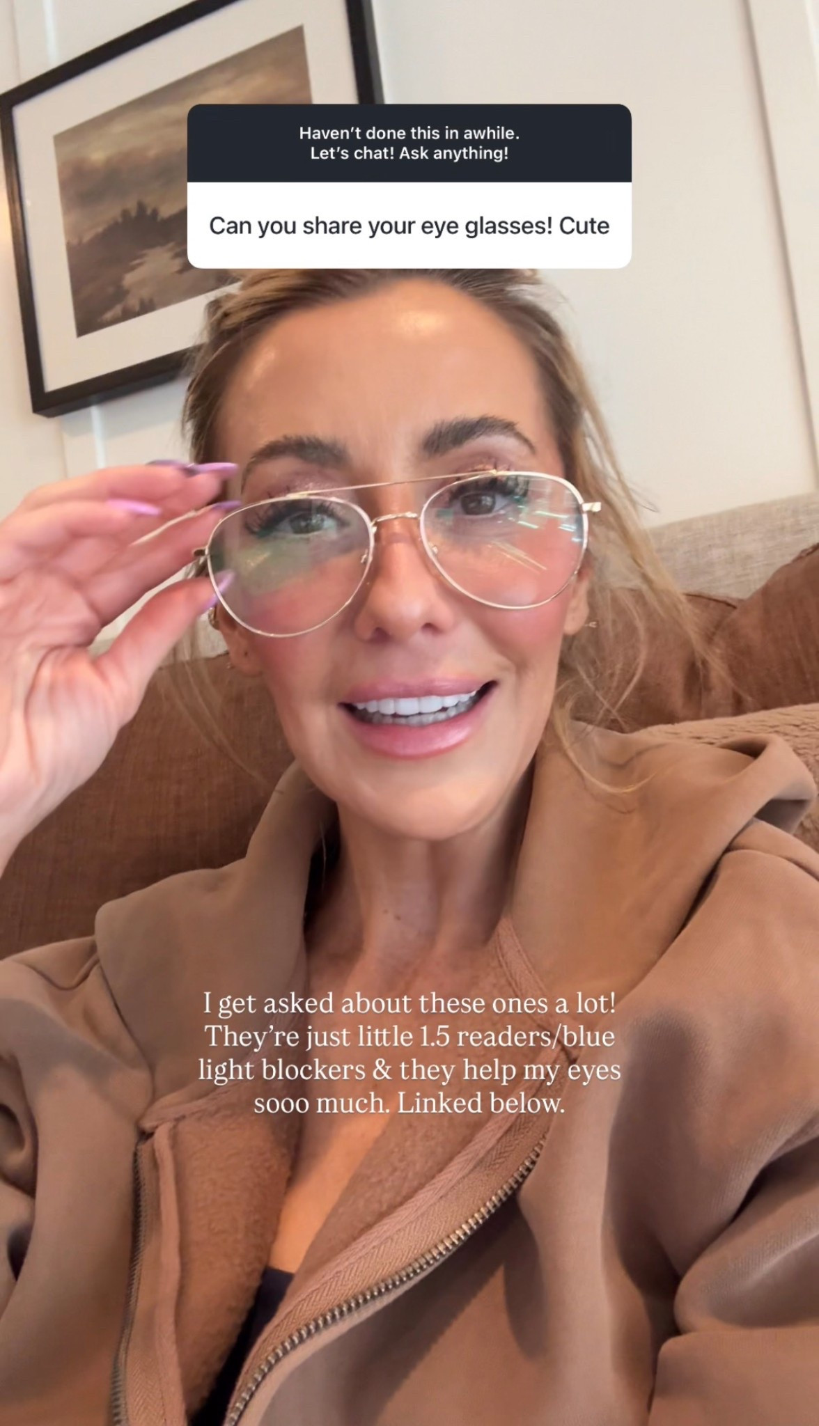 So many questions about these glasses! 💖

#LTKgrwm #LTKootd #LTKmomlife