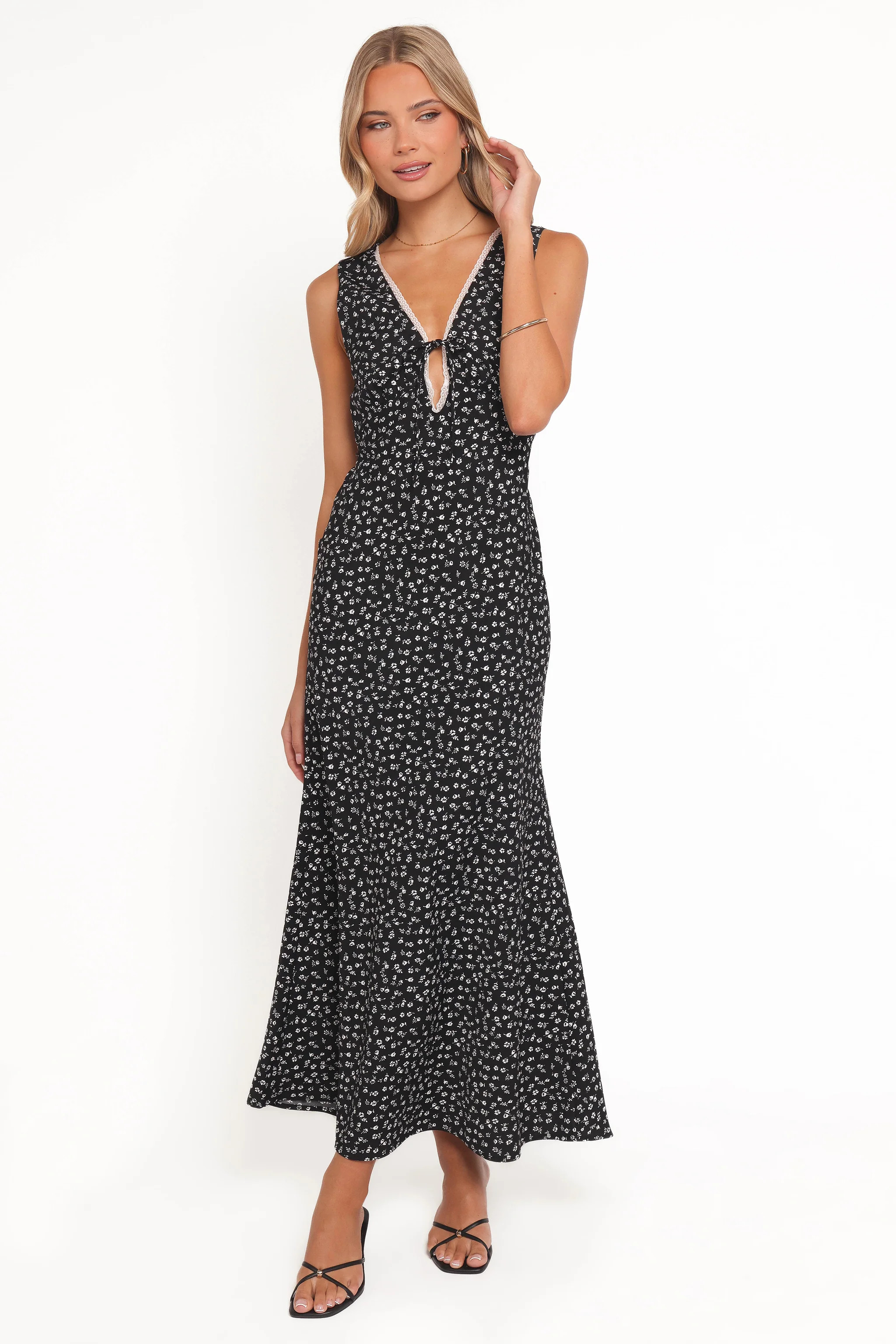 Jackson Maxi Dress - Black Floral | Petal & Pup (US)
