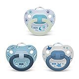 NUK Orthodontic Pacifier Value Pack, Boy, 6-18 Months, 3-Pack | Amazon (US)