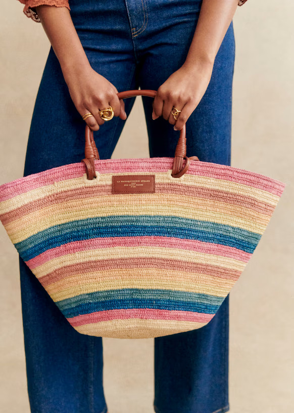 Justine Maxi Basket Bag | Sezane Paris - US