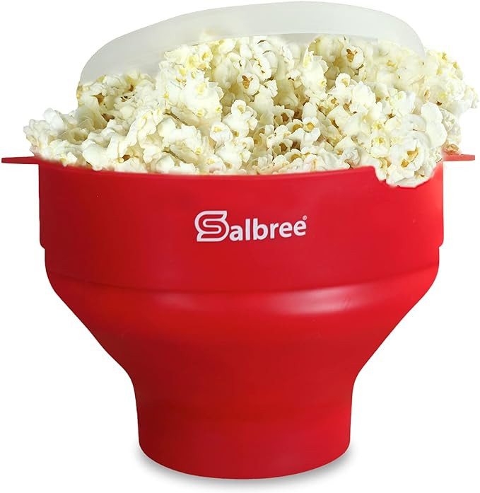 Original Salbree Microwave Popcorn Popper, Silicone Popcorn Maker, Collapsible Bowl - The Most Co... | Amazon (US)