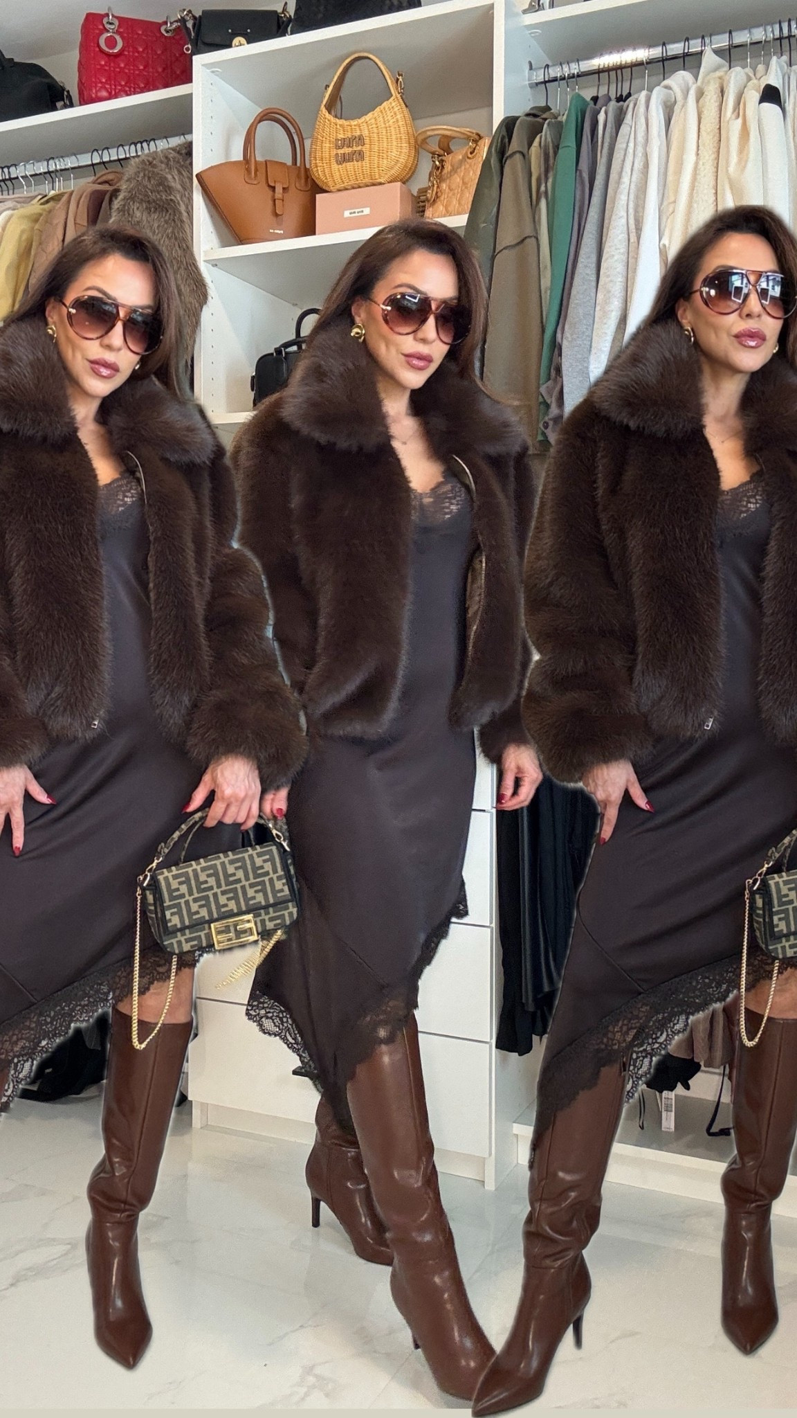 Brown is the new black 

#LTKootd #LTKSeasonal