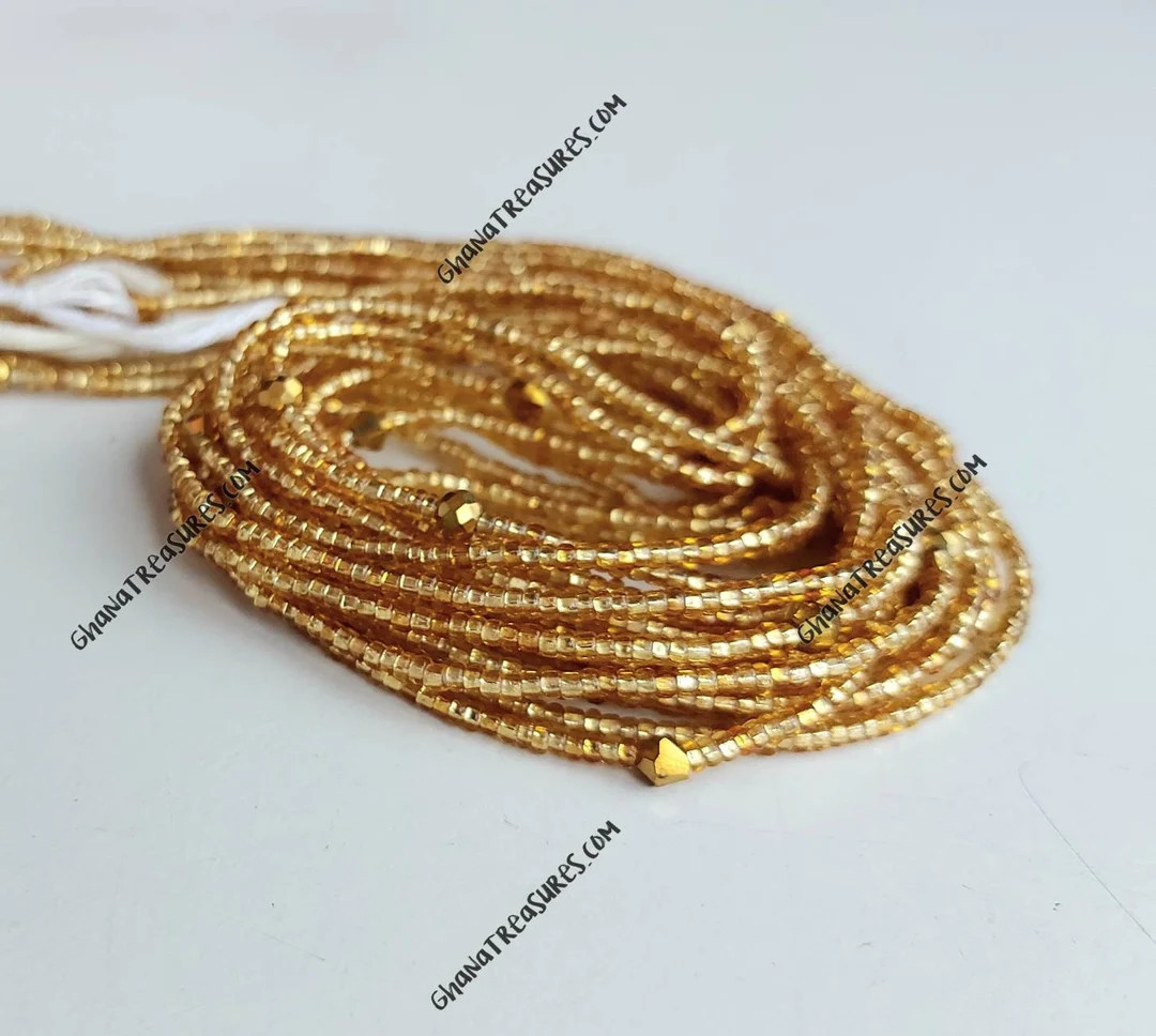 Minimalist Tiny Gold Waist Beads With Crystals, Belly Chains, With or Without Clasp - Etsy | Etsy (US)