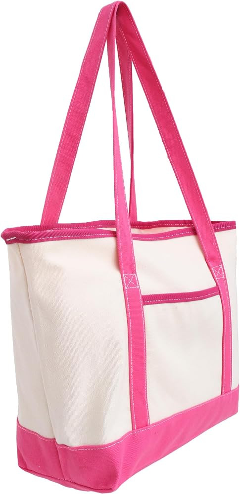 Threadart Cotton Canvas Tote Bag, Extra Large, 22"x16"x6" | Amazon (US)