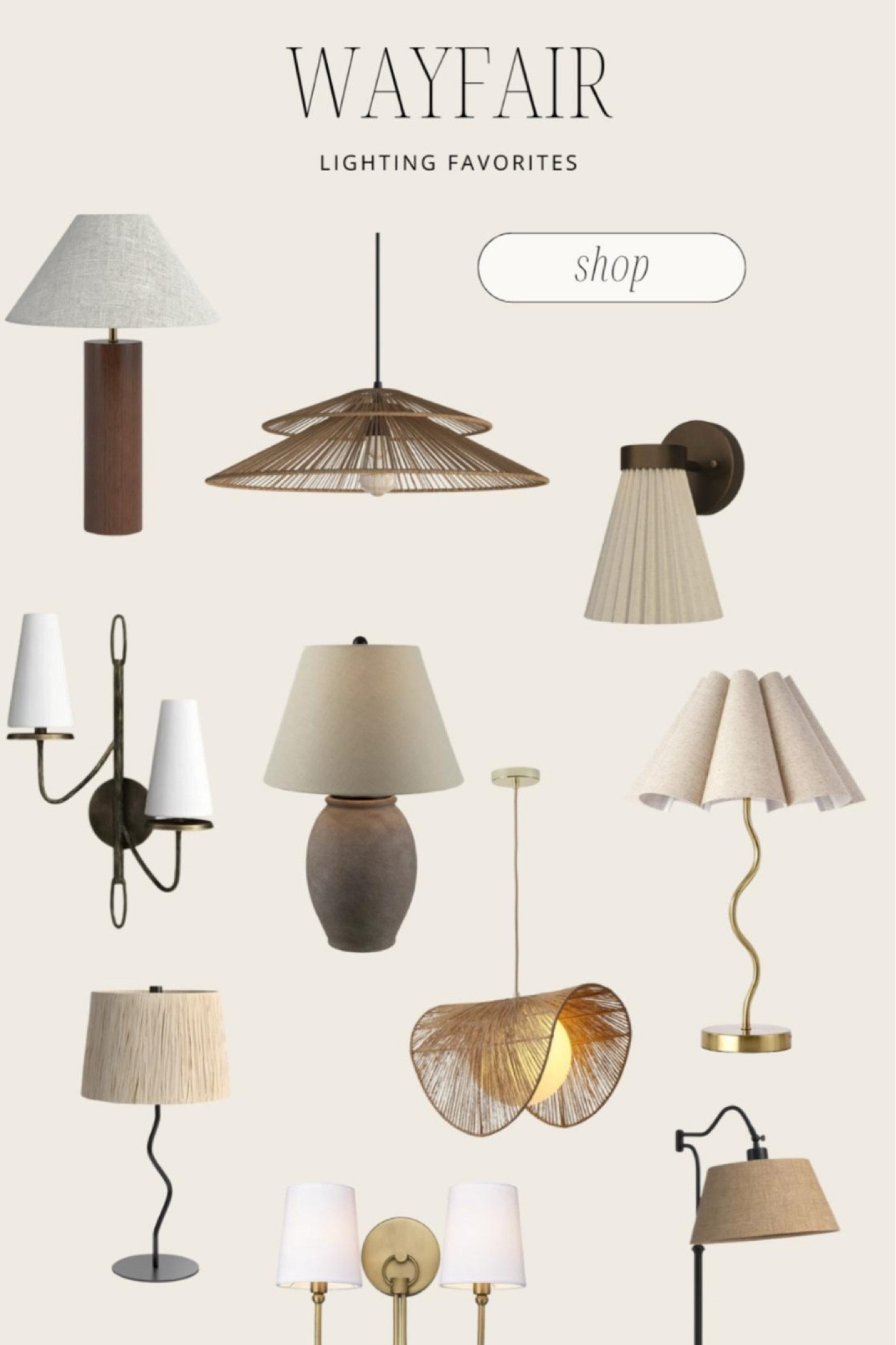 Some of my lighting favorites from Wayfair! 

#LTKSaleAlert #LTKHome #LTKStyleTip