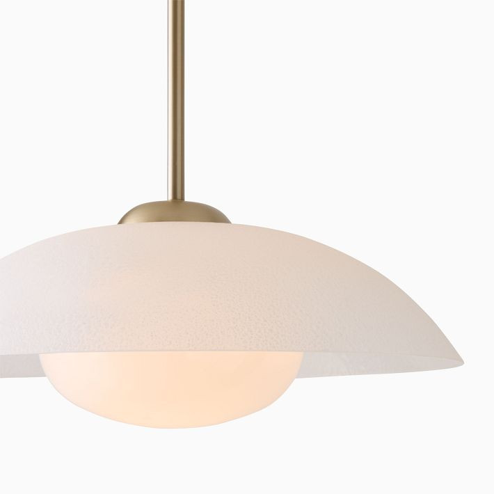 Bezel Glass Pendant (16") | West Elm (US)