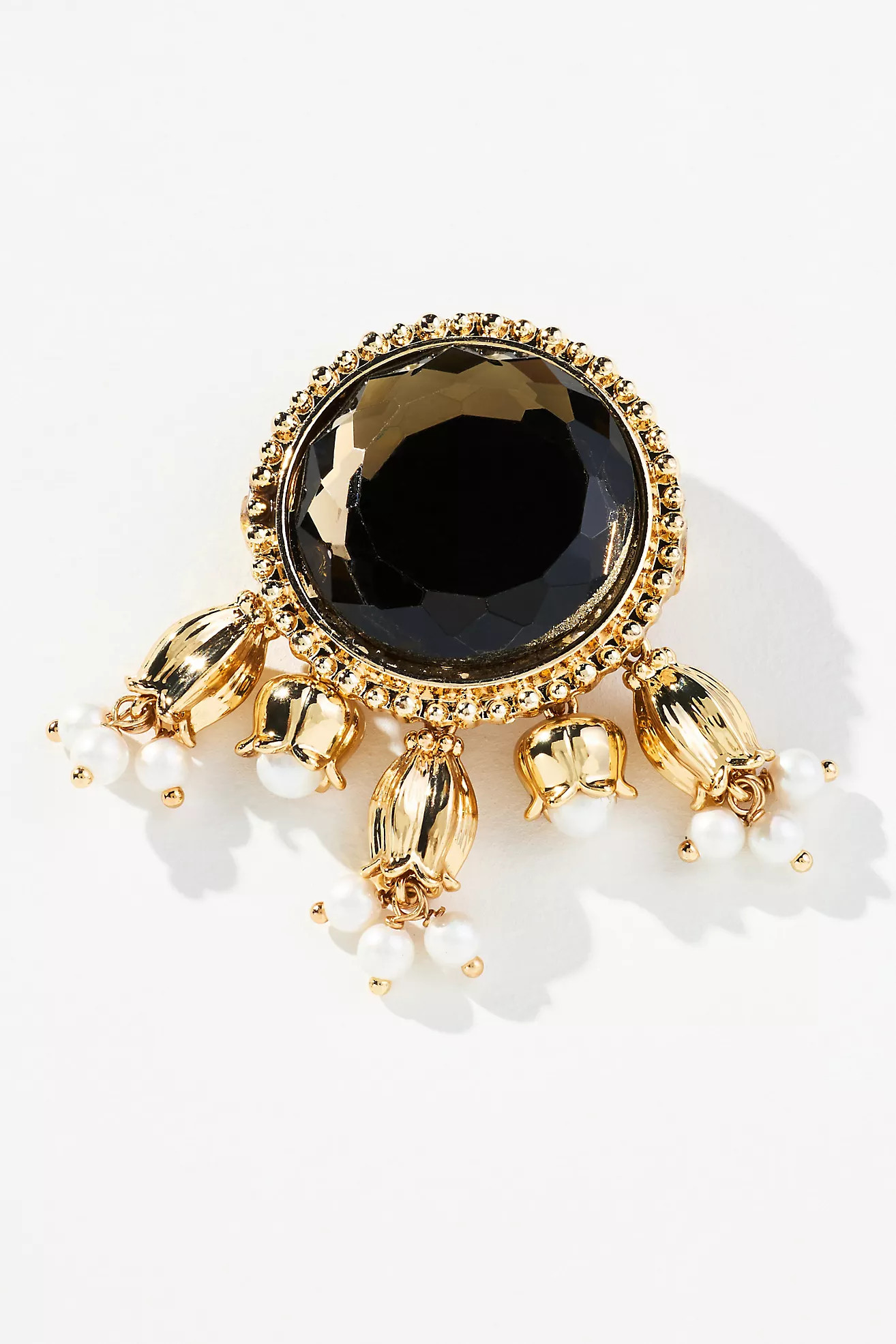 Faceted Stone Brooch | Anthropologie (US)