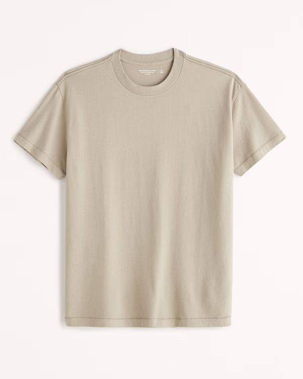 Men's Essential Relaxed Crew Tee | Men's Tops | Abercrombie.com | Abercrombie & Fitch (US)