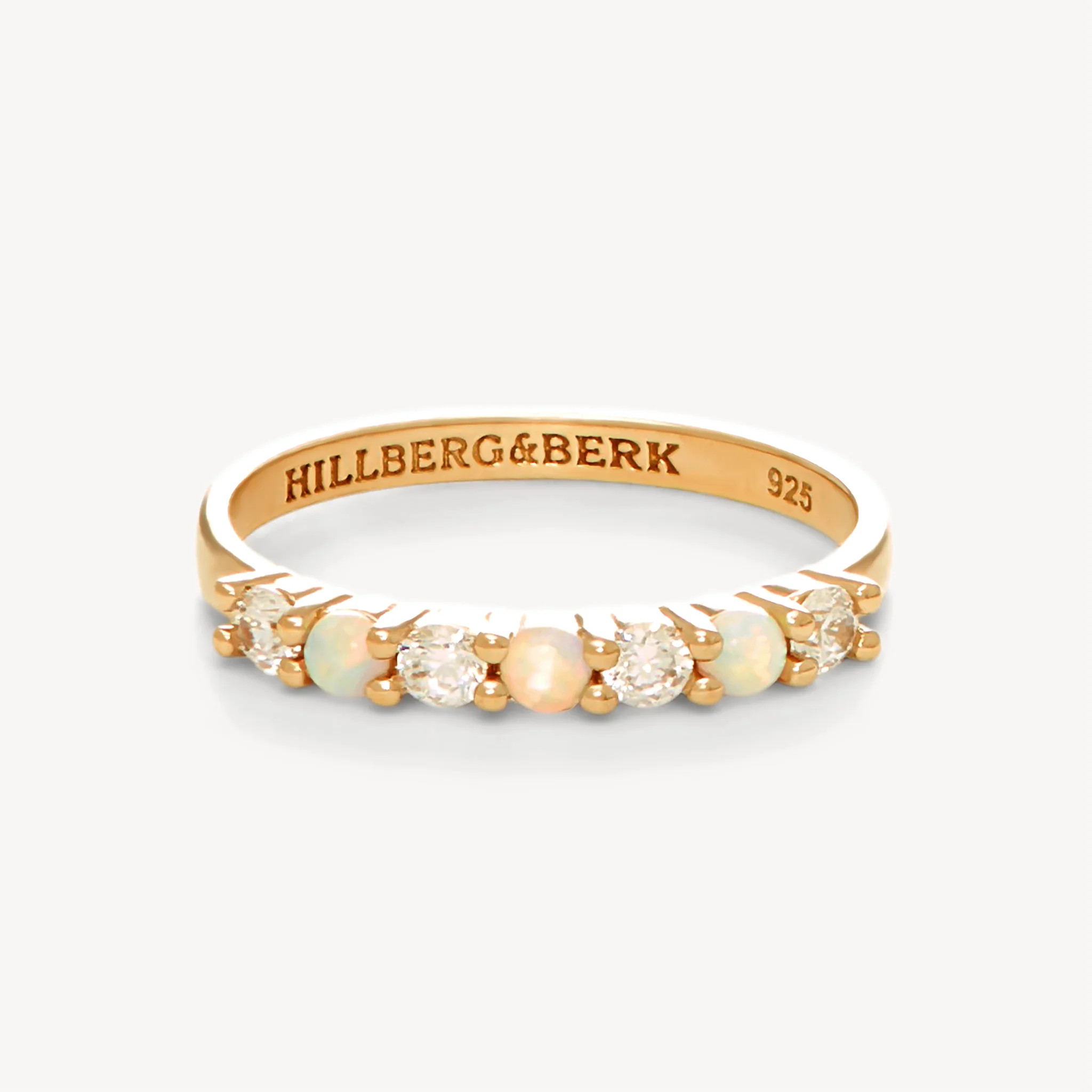 Lineup Opal Stacking Ring | Hillberg & Berk | Hillberg & Berk