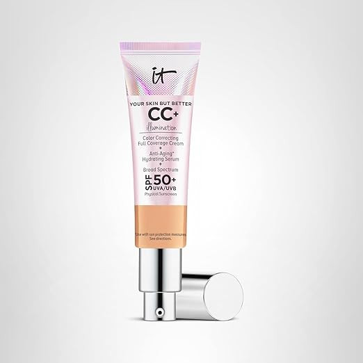 IT Cosmetics CC+ Cream Illumination - Radiant Full Coverage Foundation With SPF 50+, Color Correc... | Amazon (US)