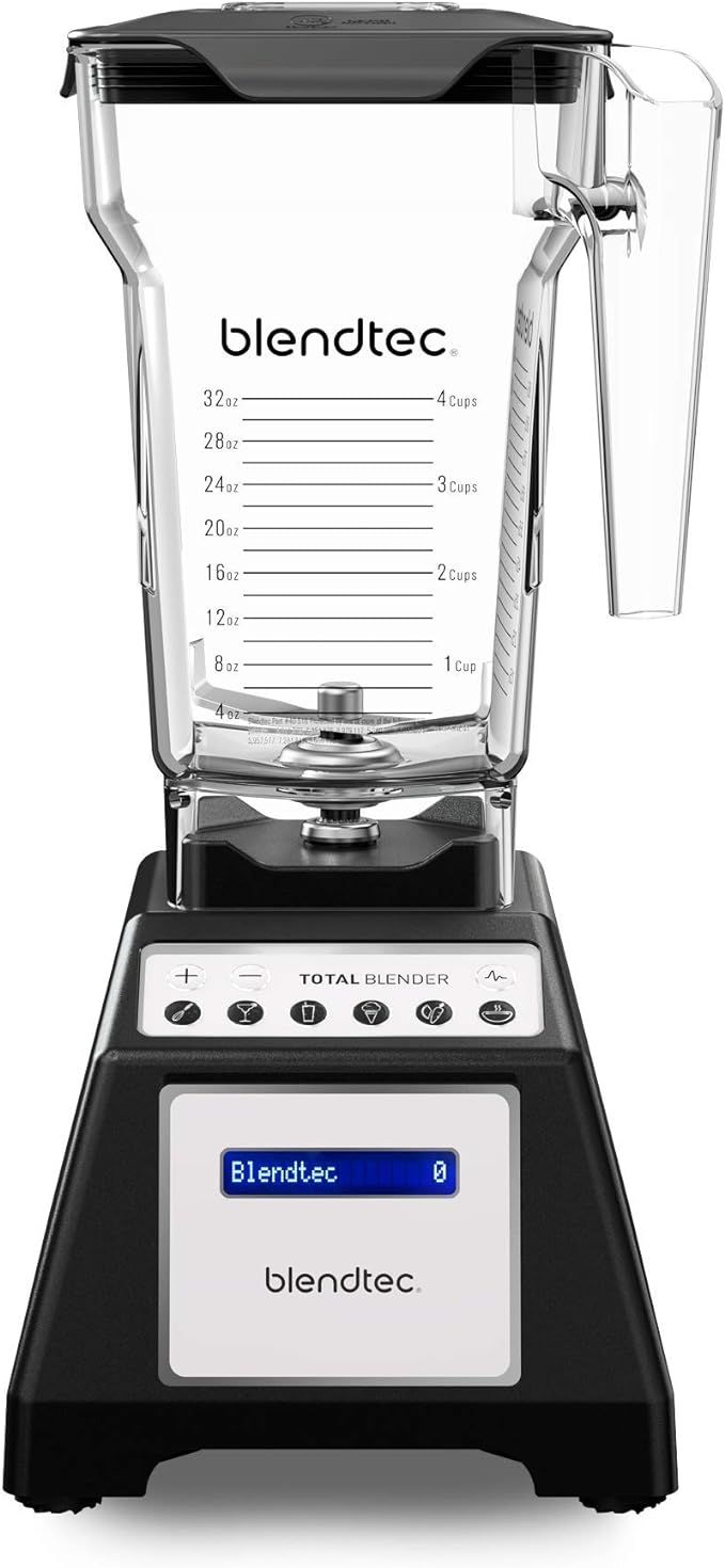 Blendtec Total Classic Original Blender - Fourside Jar (75 oz), Professional-Grade Power-6 Pre-Pr... | Amazon (US)