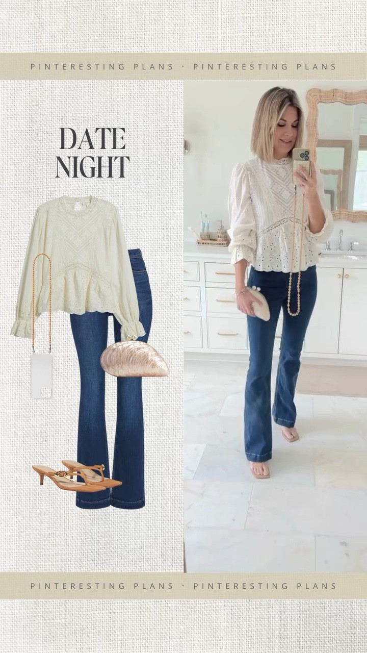 Date night outfit. I sized up one in the jeans. Wearing 6 tall. New customers use my spanx discount code RACHELXSPANX on full priced items.  And small in the top. 

#LTKOver40 #LTKTall #LTKootd